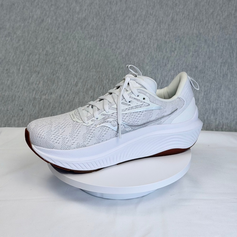 Saucony Echelon 9 Womens White Silver Running Shoes S10765-13 Size 7.5 NEW